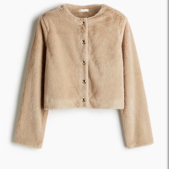 H&M TEDDY FLEECE CARDIGAN - Picture 5 of 9